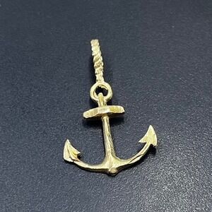 Michael Anthony Vintage Anchor Pendant Charm 1.6g Yellow Gold 14k Nautical